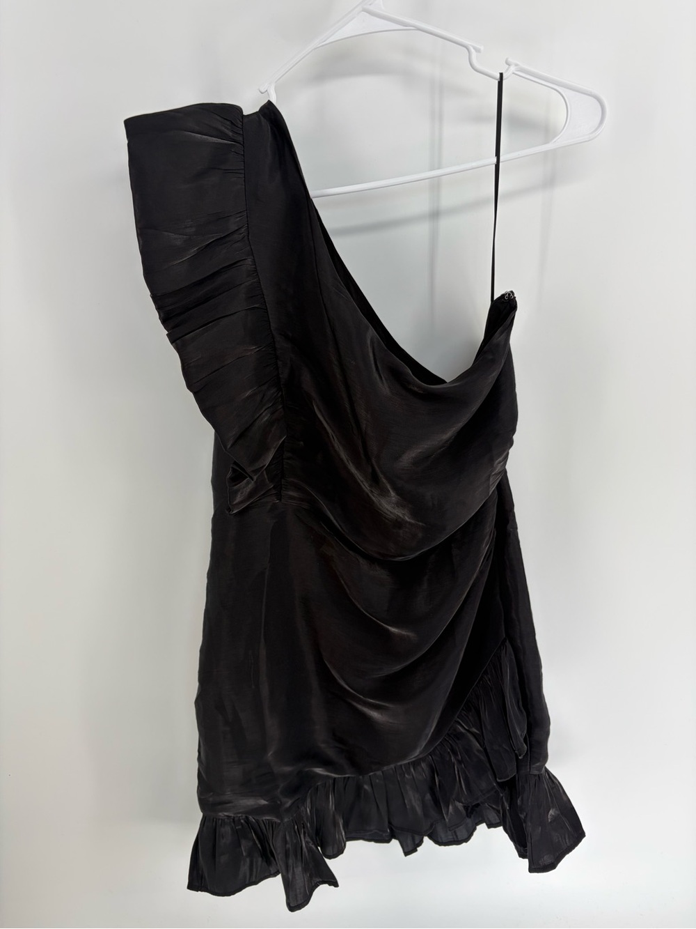 TCEC NWT Black One-Shoulder Dress - Large